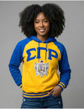 Big Boy Sigma Gamma Rho Divine 9 S7 Two-Tone Adult Pullover Hoodie [Gold]