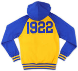 Big Boy Sigma Gamma Rho Divine 9 S7 Two-Tone Adult Pullover Hoodie [Gold]