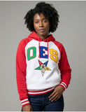 Big Boy Eastern Star Divine S7 Two-Tone Adult Pullover Hoodie [White]