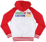 Big Boy Eastern Star Divine S7 Two-Tone Adult Pullover Hoodie [White]