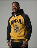 Big Boy Alpha Phi Alpha Divine 9 S7 Two-Tone Pullover Hoodie [Gold]