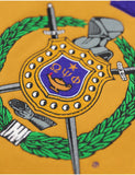 Big Boy Omega Psi Phi Divine 9 S7 Two-Tone Adult Pullover Hoodie [Gold]