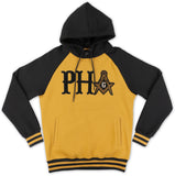 Big Boy Prince Hall Mason Divine S7 Two-Tone Adult Pullover Hoodie [Gold]