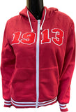 Buffalo Dallas Delta Sigma Theta Chenille Zip Hoodie [Red]
