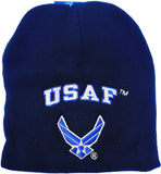 U.S. Air Force USAF Short Beanie Cap [Navy Blue]