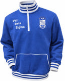 Buffalo Dallas Phi Beta Sigma Quarter-Zip Sweatshirt [Blue]
