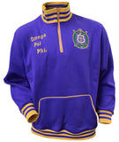 Buffalo Dallas Omega Psi Phi Quarter-Zip Sweatshirt [Purple]