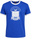 Buffalo Dallas Phi Beta Sigma Flocked Ringer Tee [Blue]