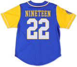Big Boy Sigma Gamma Rho Divine 9 S1 Baseball Jersey [Royal Blue]
