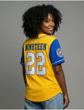 Big Boy Sigma Gamma Rho Divine 9 S1 Baseball Jersey [Gold]