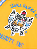 Big Boy Sigma Gamma Rho Divine 9 S1 Baseball Jersey [Gold]