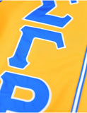 Big Boy Sigma Gamma Rho Divine 9 S1 Baseball Jersey [Gold]