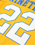 Big Boy Sigma Gamma Rho Divine 9 S1 Baseball Jersey [Gold]