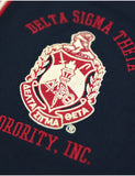 Big Boy Delta Sigma Theta Divine 9 S1 Baseball Jersey [Black]