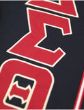 Big Boy Delta Sigma Theta Divine 9 S1 Baseball Jersey [Black]
