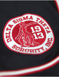 Big Boy Delta Sigma Theta Divine 9 S1 Baseball Jersey [Black]