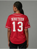 Big Boy Delta Sigma Theta Divine 9 S1 Baseball Jersey [Crimson Red]