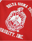 Big Boy Delta Sigma Theta Divine 9 S1 Baseball Jersey [Crimson Red]