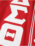 Big Boy Delta Sigma Theta Divine 9 S1 Baseball Jersey [Crimson Red]