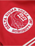 Big Boy Delta Sigma Theta Divine 9 S1 Baseball Jersey [Crimson Red]