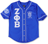 Big Boy Zeta Phi Beta Divine 9 S1 Baseball Jersey [Royal Blue]