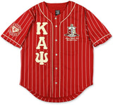 Big Boy Kappa Alpha Psi Divine 9 S1 Baseball Jersey [Crimson Red]