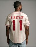 Big Boy Kappa Alpha Psi Divine 9 S1 Baseball Jersey [Ivory White]