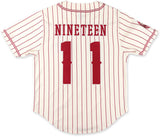 Big Boy Kappa Alpha Psi Divine 9 S1 Baseball Jersey [Ivory White]