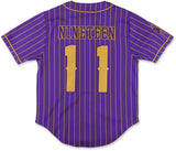 Big Boy Omega Psi Phi Divine 9 S1 Baseball Jersey [Purple]