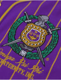 Big Boy Omega Psi Phi Divine 9 S1 Baseball Jersey [Purple]
