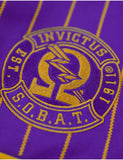 Big Boy Omega Psi Phi Divine 9 S1 Baseball Jersey [Purple]