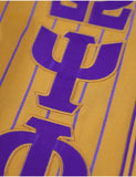 Big Boy Omega Psi Phi Divine 9 S1 Baseball Jersey [Gold]
