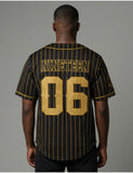 Big Boy Alpha Phi Alpha Divine 9 S1 Baseball Jersey [Black]
