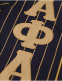 Big Boy Alpha Phi Alpha Divine 9 S1 Baseball Jersey [Black]