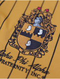 Big Boy Alpha Phi Alpha Divine 9 S1 Baseball Jersey [Gold]