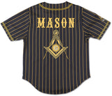 Big Boy Prince Hall Mason Divine S1 Baseball Jersey [Black]