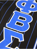 Big Boy Phi Beta Sigma Divine 9 S1 Baseball Jersey [Black]
