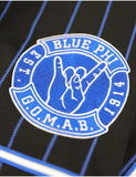 Big Boy Phi Beta Sigma Divine 9 S1 Baseball Jersey [Black]