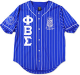 Big Boy Phi Beta Sigma Divine 9 S1 Baseball Jersey [Royal Blue]