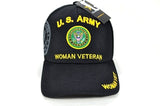 U.S. Army Woman Veteran M1228 Shadow Bill Ladies Cap [Black]