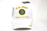 U.S. Army Woman Veteran M1228 Shadow Ladies Cap [White]