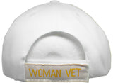 U.S. Army Woman Veteran M1228 Shadow Ladies Cap [White]