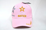 U.S. Army Sister New Star Shadow Ladies Cap [Pink]