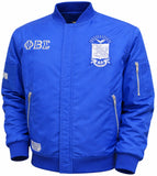 Buffalo Dallas Phi Beta Sigma Bomber Flight Jacket [Blue]