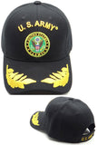 U.S. Army Gold Leaf Bill M758 Mens Cap [Black]