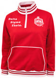 Buffalo Dallas Delta Sigma Theta Quarter-Zip Sweatshirt [Red]