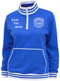 Buffalo Dallas Zeta Phi Beta Quarter-Zip Sweatshirt [Blue]