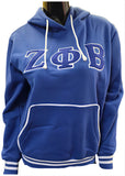 Buffalo Dallas Zeta Phi Beta Chenille Hoodie [Blue]