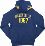 Big Boy Johnson C. Smith Golden Bulls S9 Unisex Adult Hoodie [Navy Blue]
