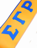 Big Boy Sigma Gamma Rho Divine 9 S142 Clear Cross Bag [Gold]